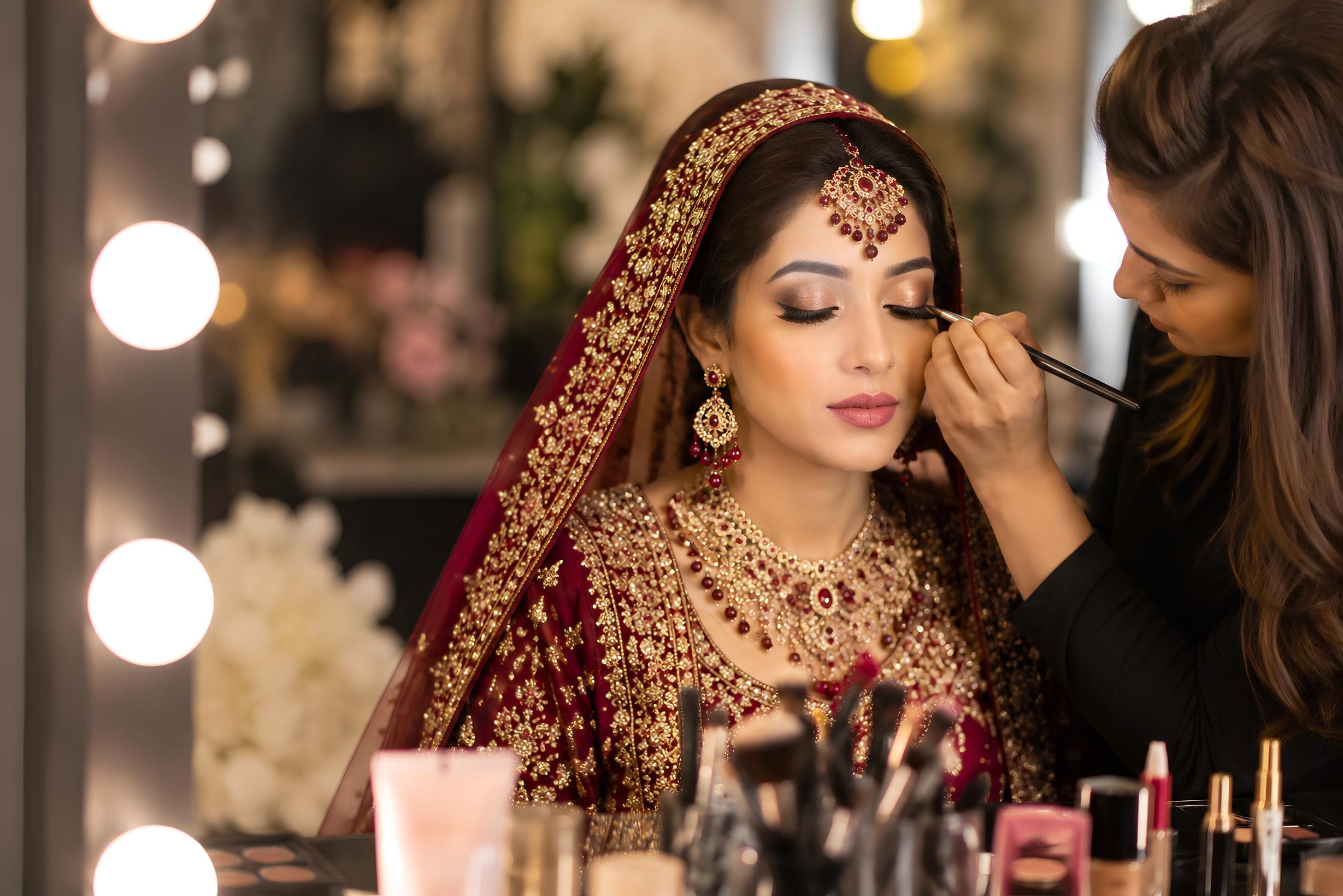 Aura bridal hair transformation